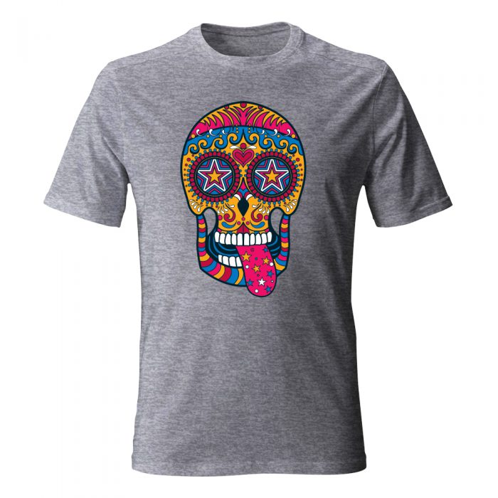 Koszulka męska z nadrukiem SUGAR SKULL 14