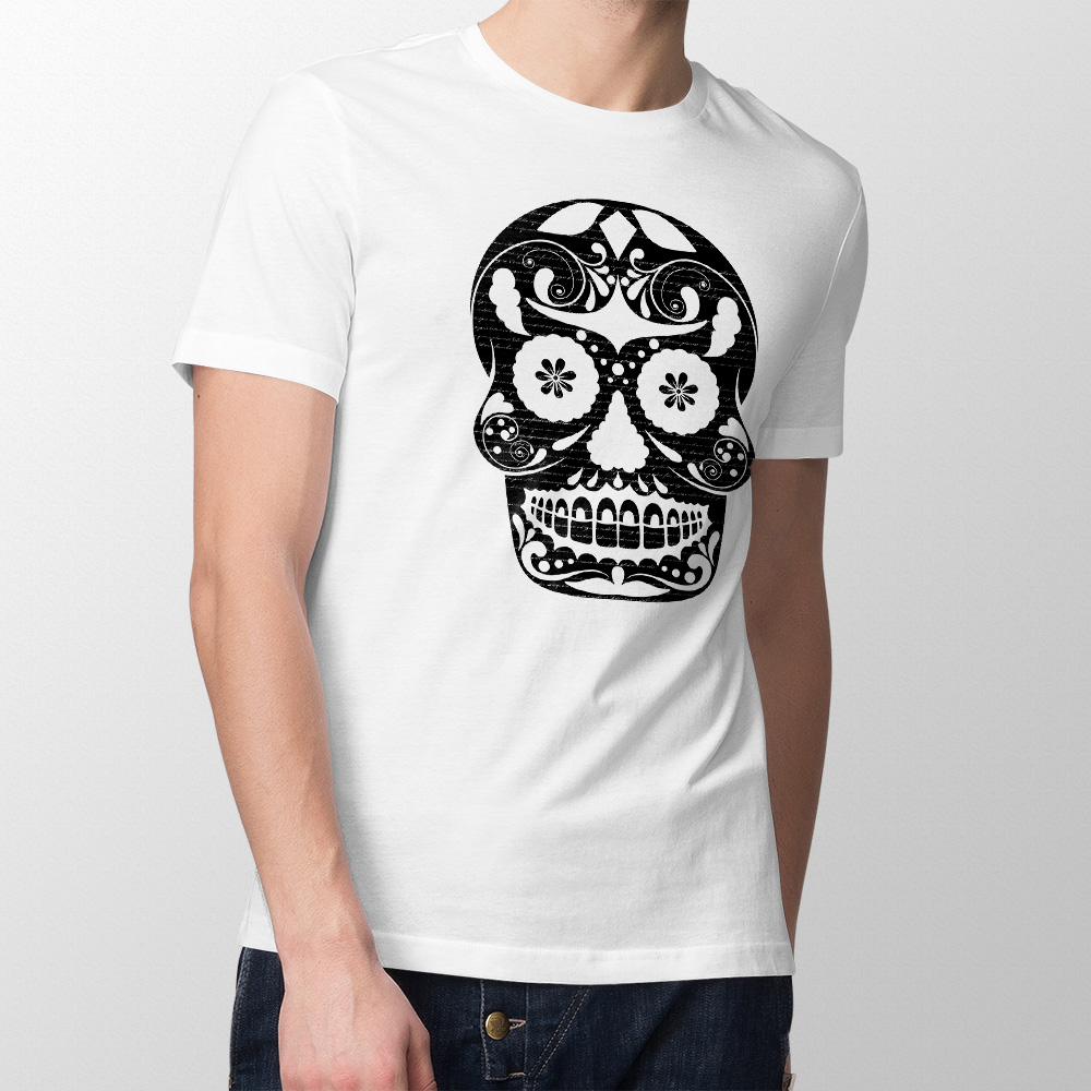 koszulka meska sugar skull 04