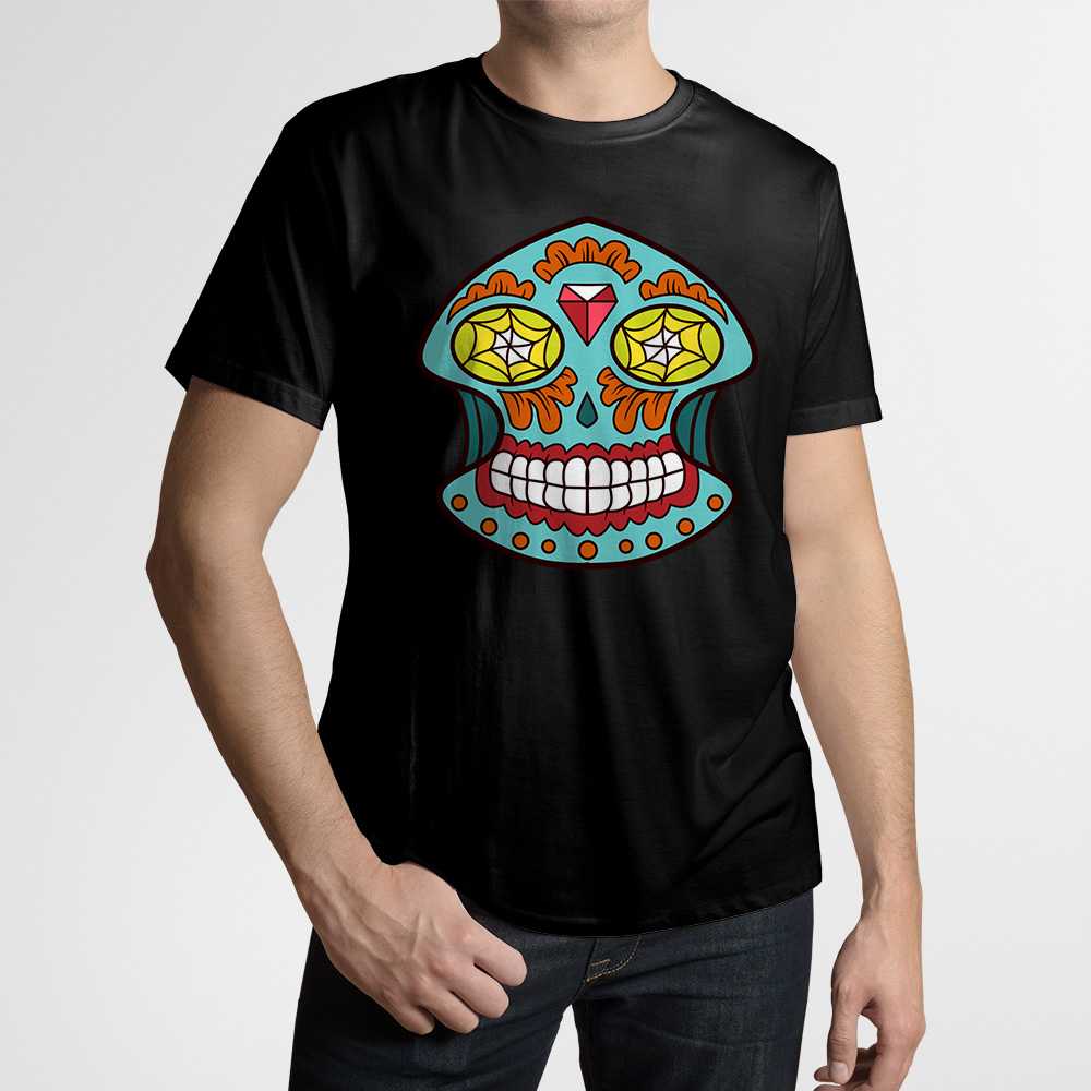 koszulka meska sugar skull 09