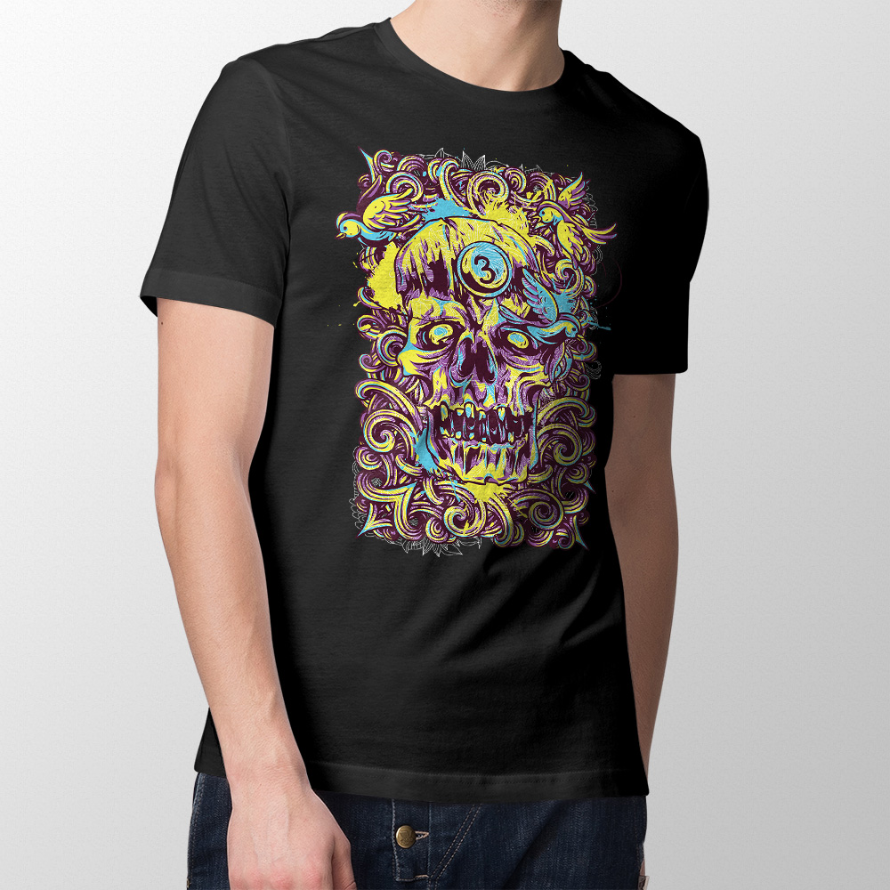 koszulka meska sugar skull 23