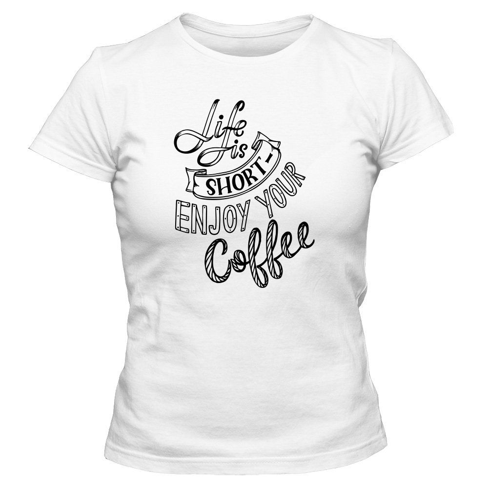 koszulka damska biala coffee 35