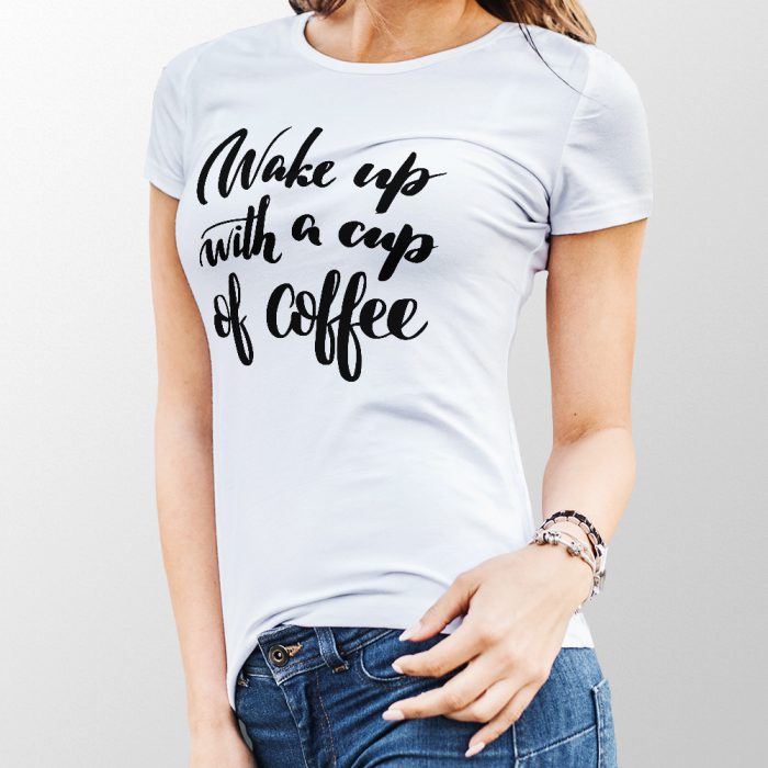 koszulka damska biala coffee 40