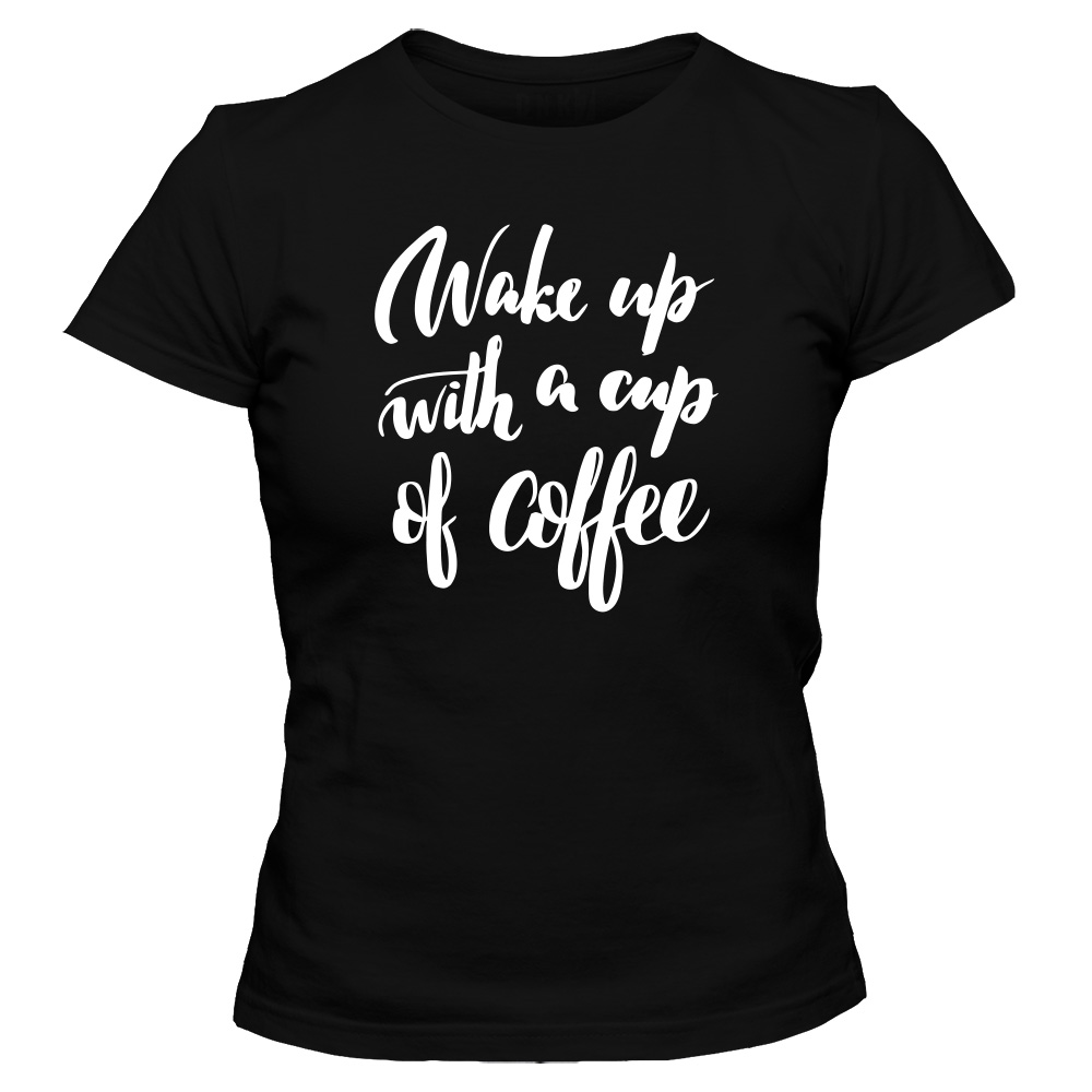 koszulka damska czarna coffee 40