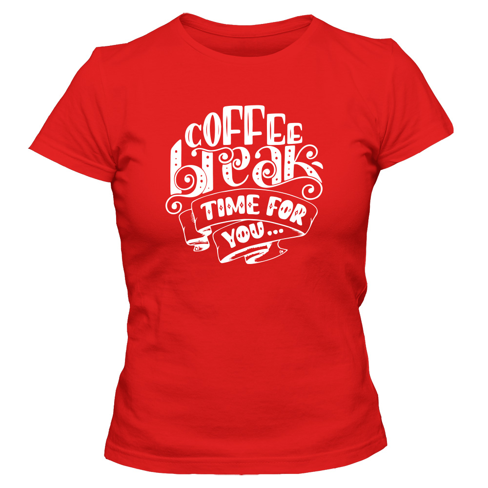 koszulka damska czerwona coffee 31