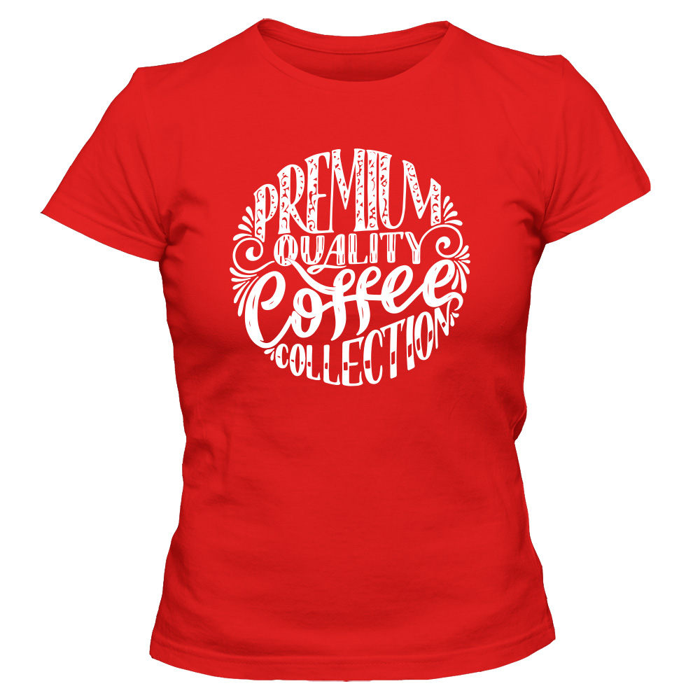 koszulka damska czerwona coffee 38