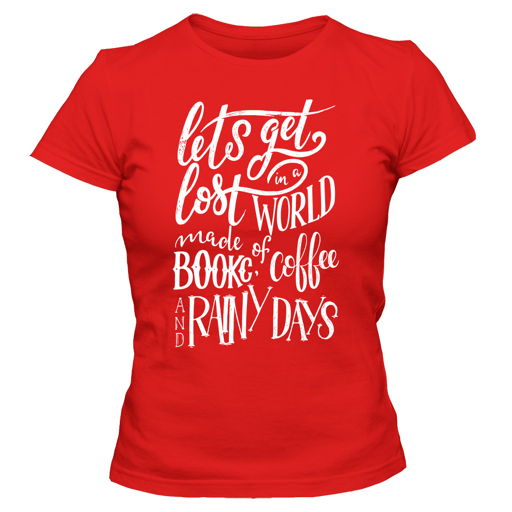 koszulka damska czerwona coffee 39