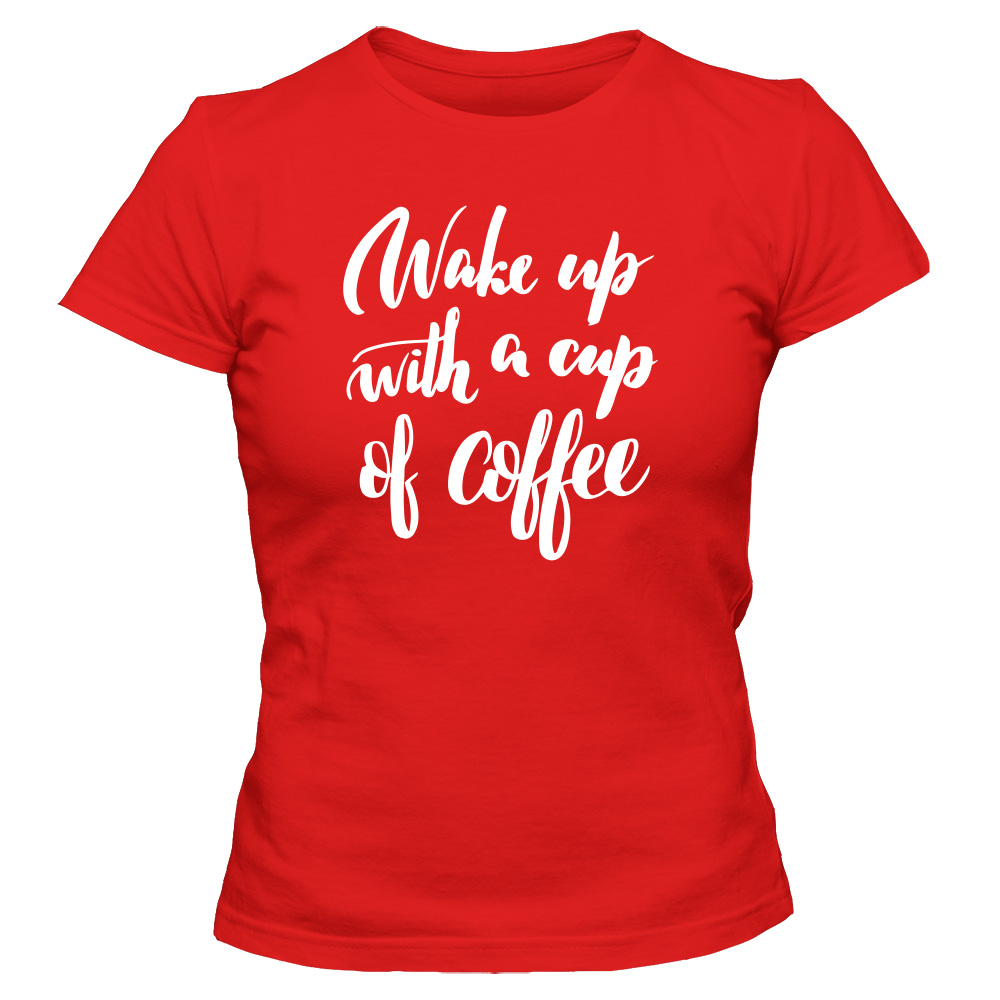 koszulka damska czerwona coffee 40