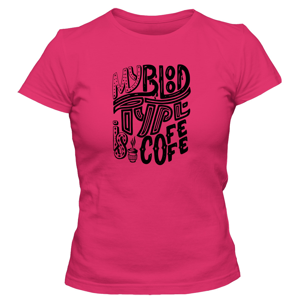 koszulka damska rozowa coffee 42