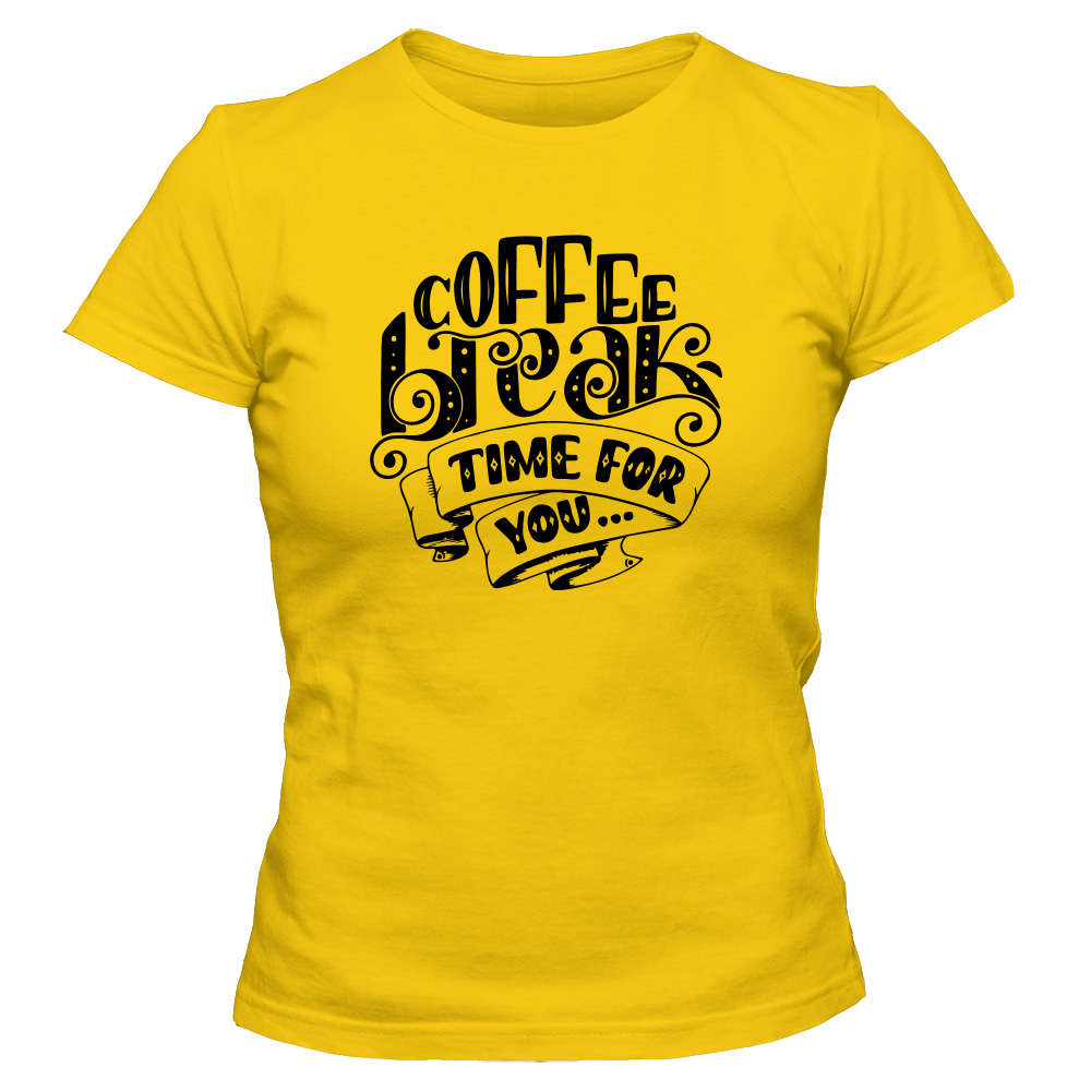 koszulka damska zolta coffee 31