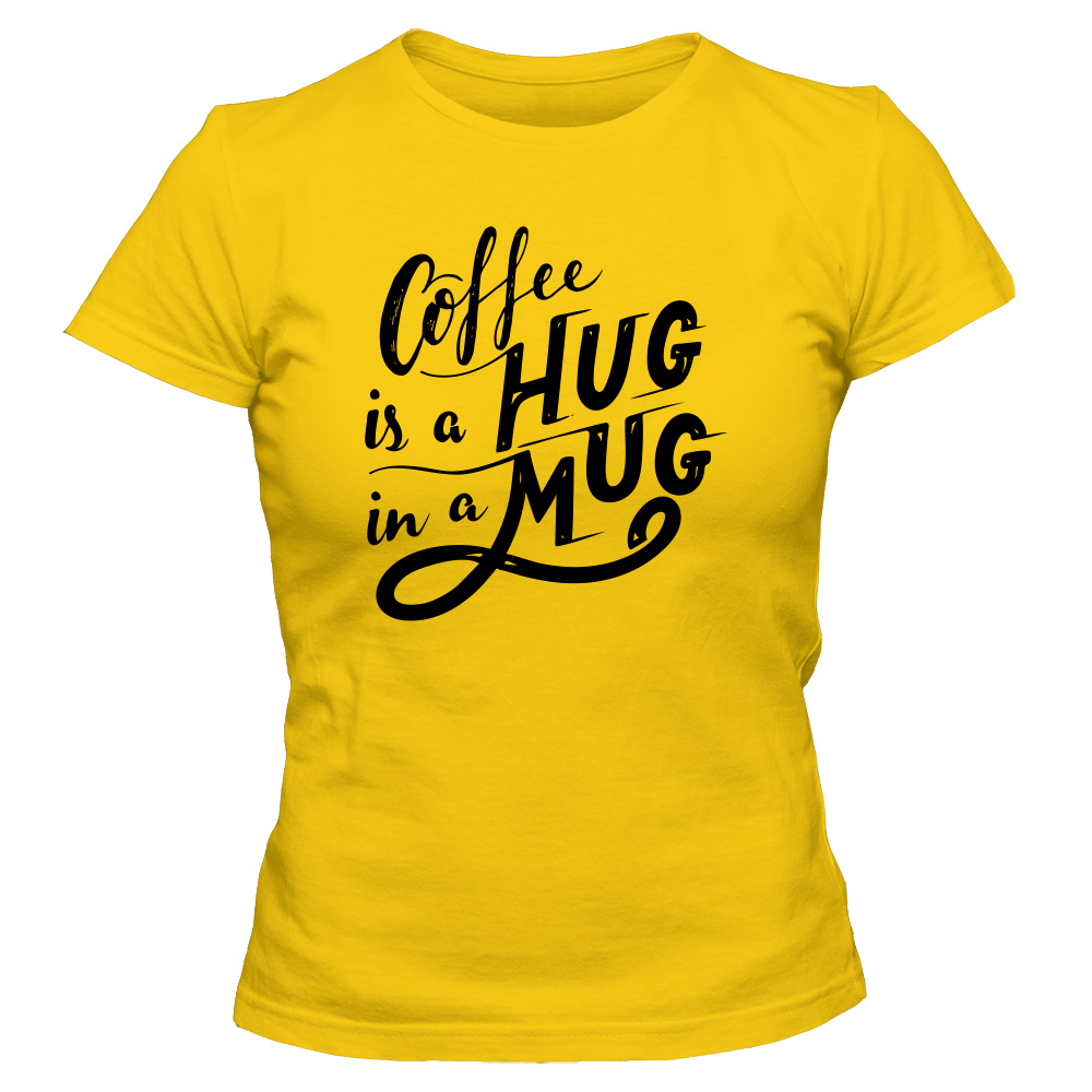koszulka damska zolta coffee 41