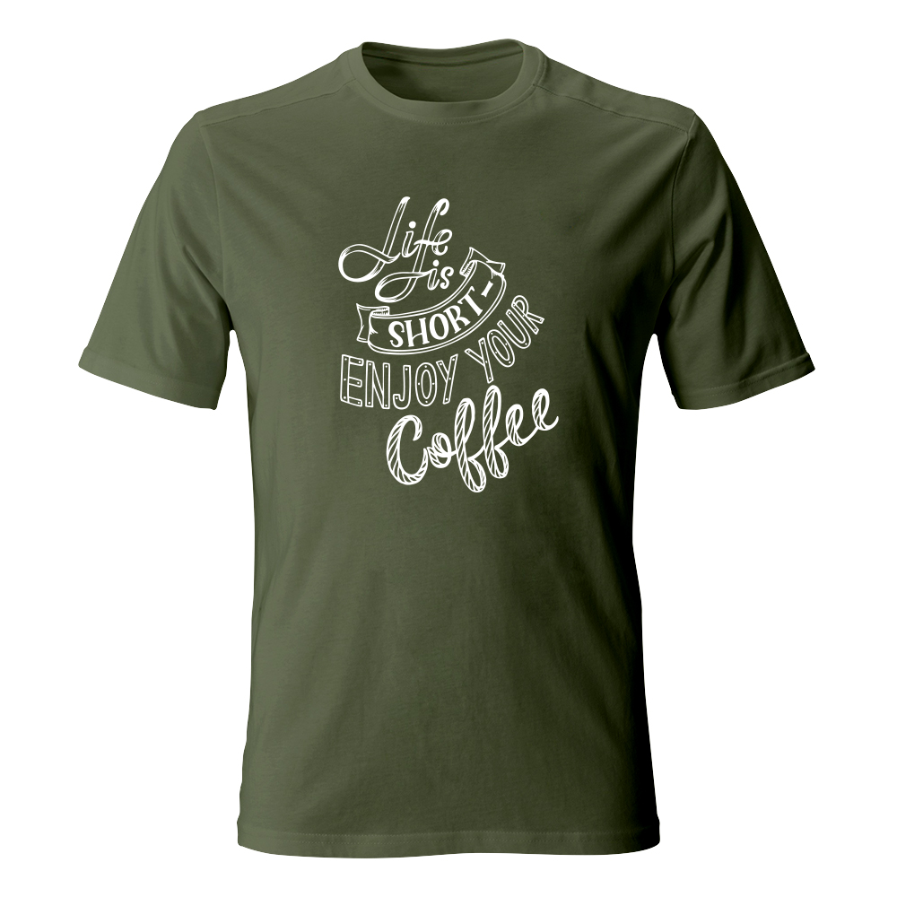 koszulka meska khaki coffee 35