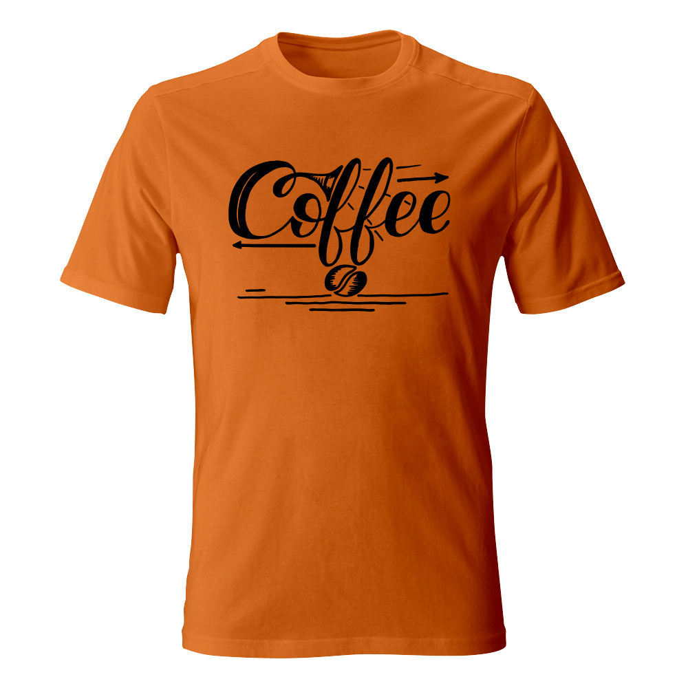 koszulka meska pomaranczowa coffee 43