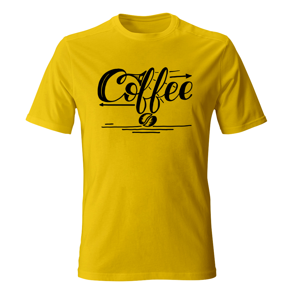 koszulka meska zolty coffee 43