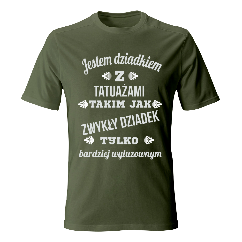 Koszulka JESTEM DZIADKIEM Z TATUAŻAMI