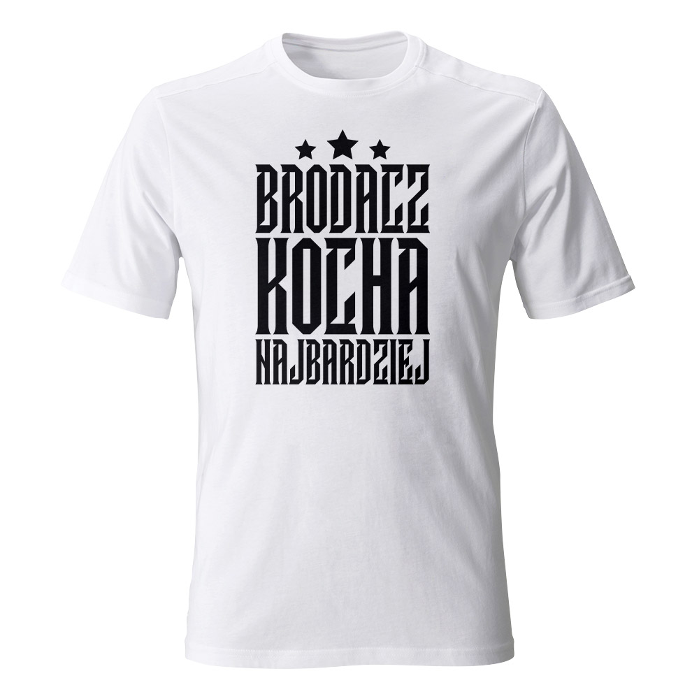 Koszulka męska BRODACZ KOCHA NAJBARDZIEJ