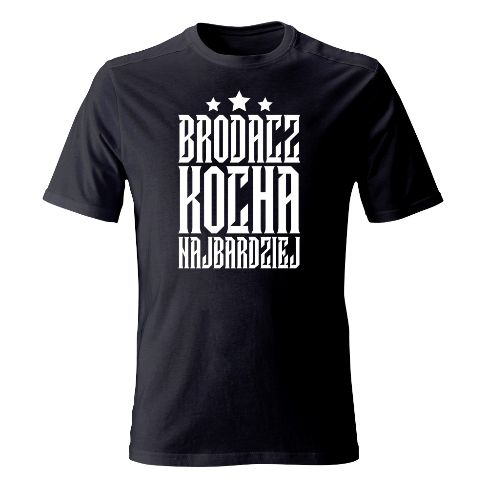 Koszulka męska BRODACZ KOCHA NAJBARDZIEJ