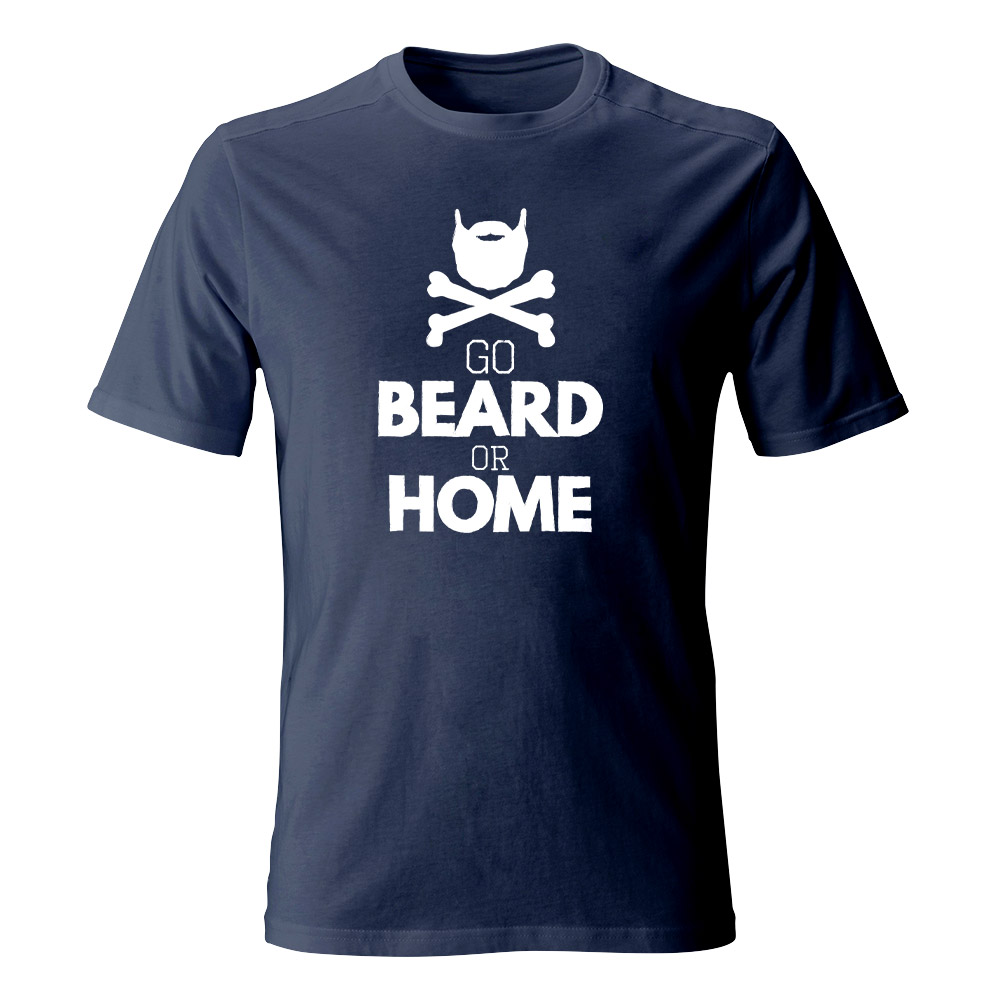 Koszulka dla brodacza GO BEARD OR HOME