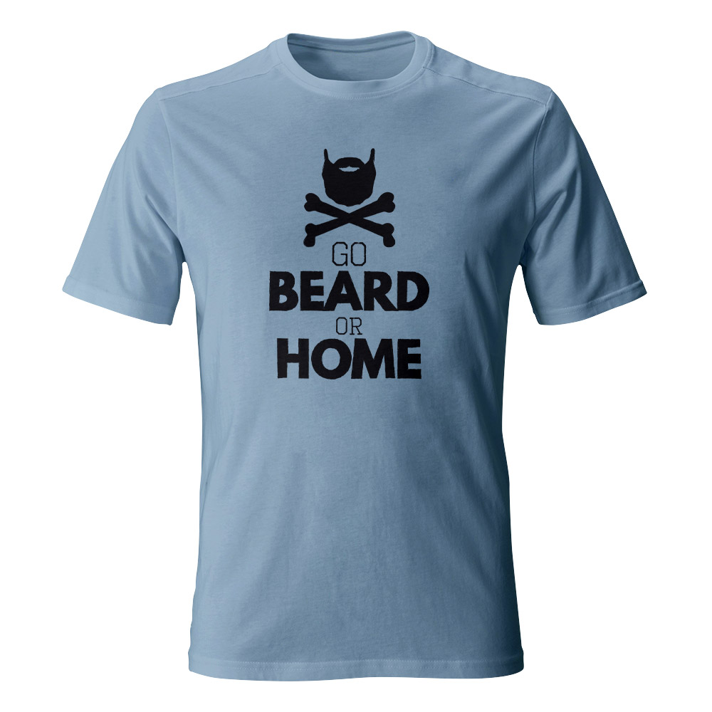 Koszulka dla brodacza GO BEARD OR HOME