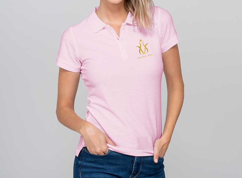 damska koszulka polo z własnym nadrukiem