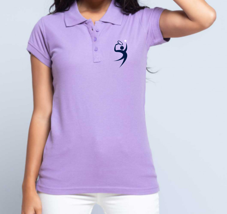 damska koszulka polo z własnym nadrukiem