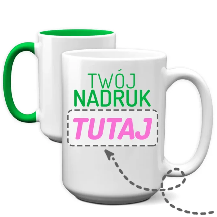 kubek XXL 450 ml z własnym nadrukiem, główna grafika