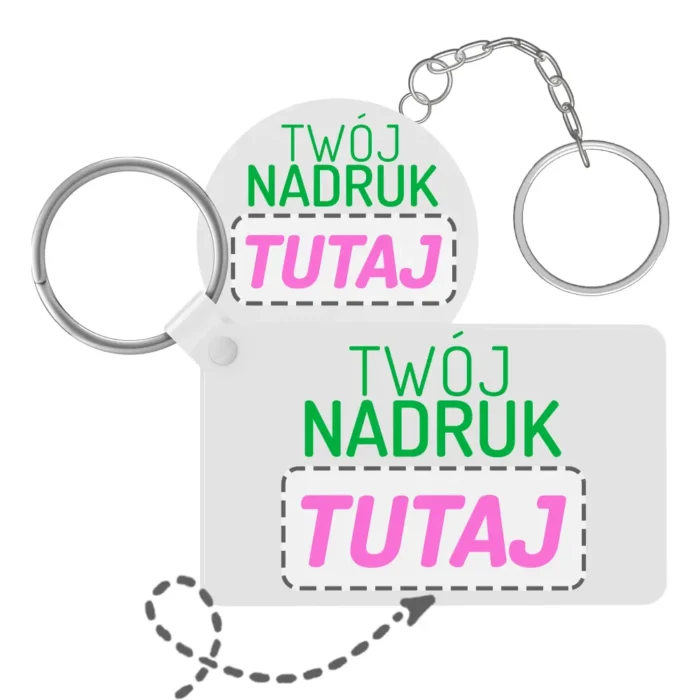 breloki z własnym nadrukiem, główna grafika