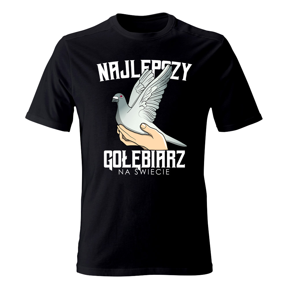 Koszulka męska z nadrukiem NAJLEPSZY GOŁĘBIARZ