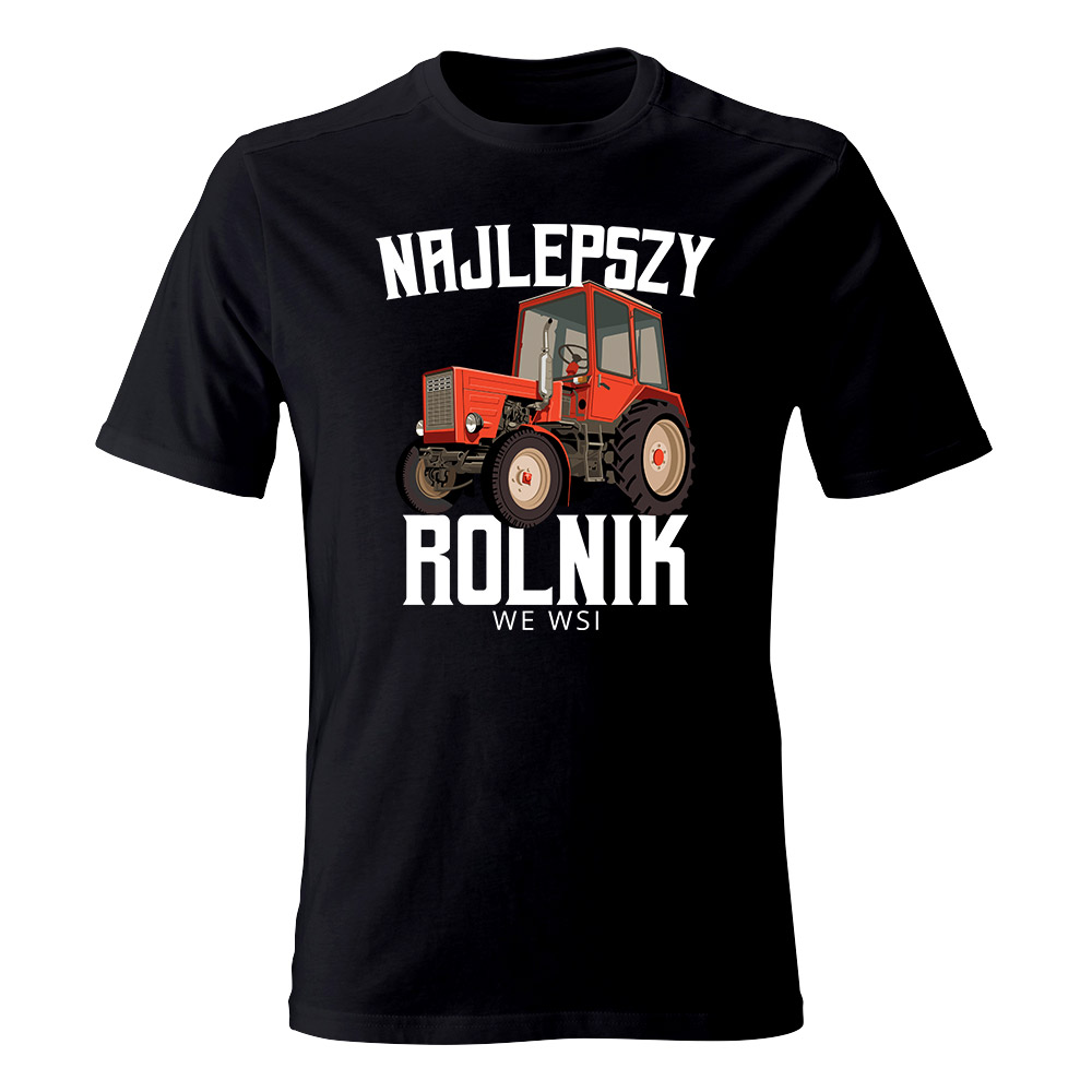 Koszulka męska z nadrukiem NAJLEPSZY ROLNIK 02