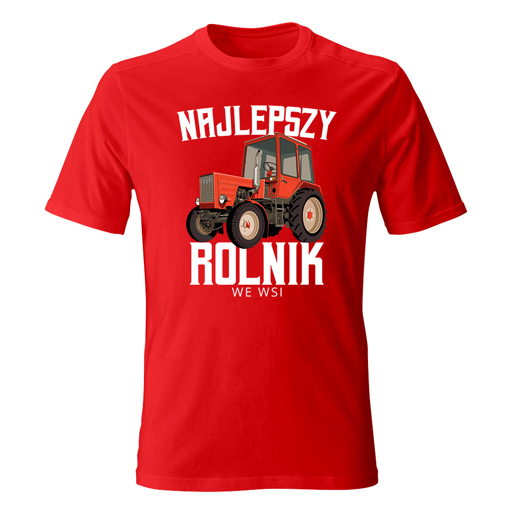 Koszulka męska z nadrukiem NAJLEPSZY ROLNIK 02