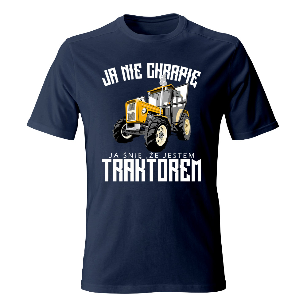 Koszulka męska z nadrukiem JESTEM TRAKTOREM