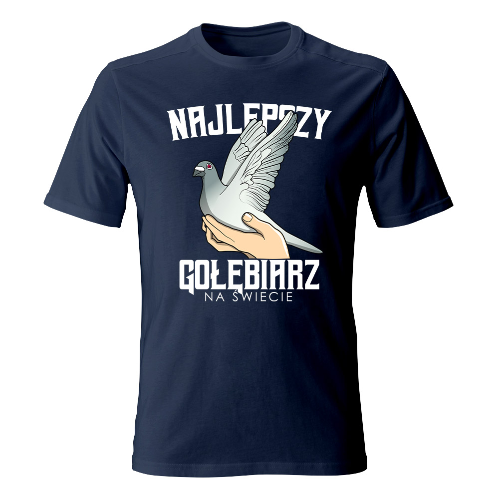 Koszulka męska z nadrukiem NAJLEPSZY GOŁĘBIARZ