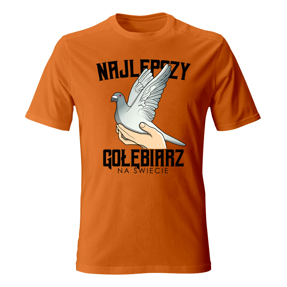 Koszulka męska z nadrukiem NAJLEPSZY GOŁĘBIARZ