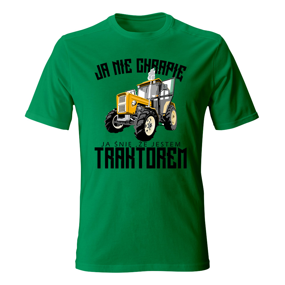 Koszulka męska z nadrukiem JESTEM TRAKTOREM