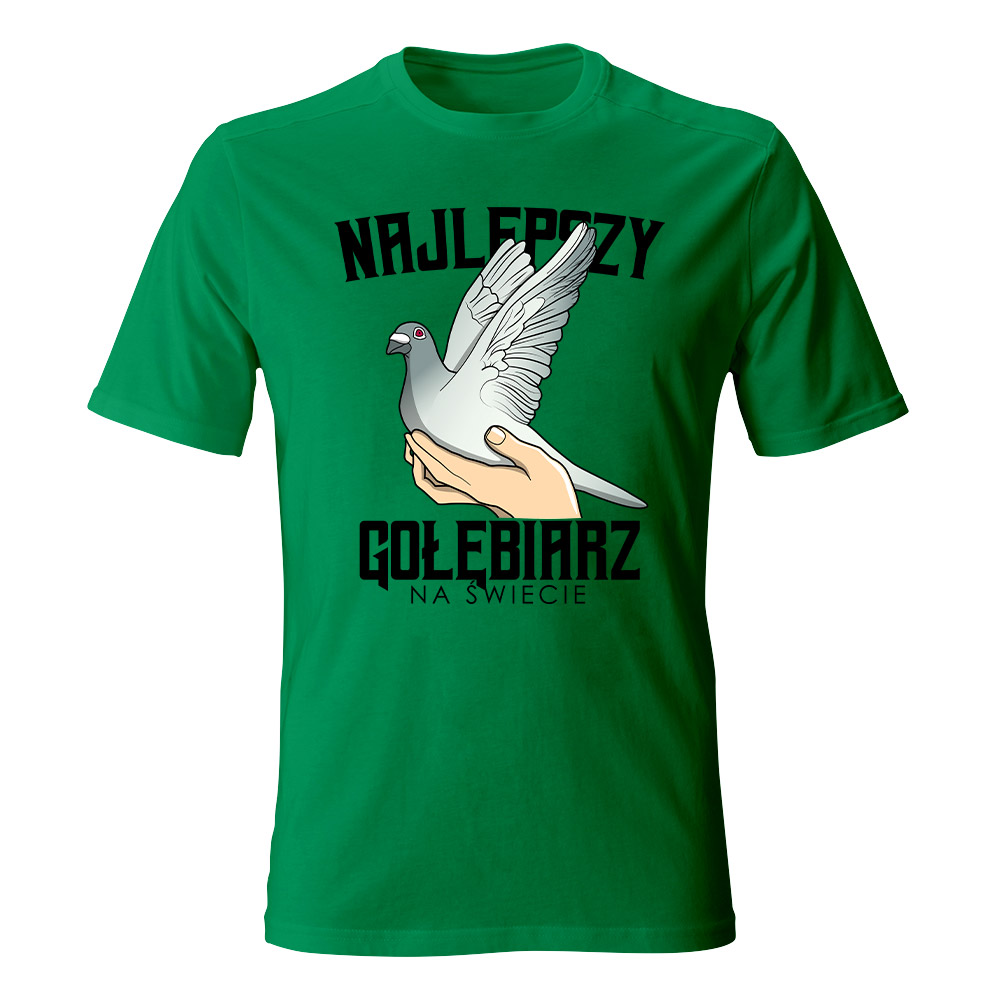 Koszulka męska z nadrukiem NAJLEPSZY GOŁĘBIARZ