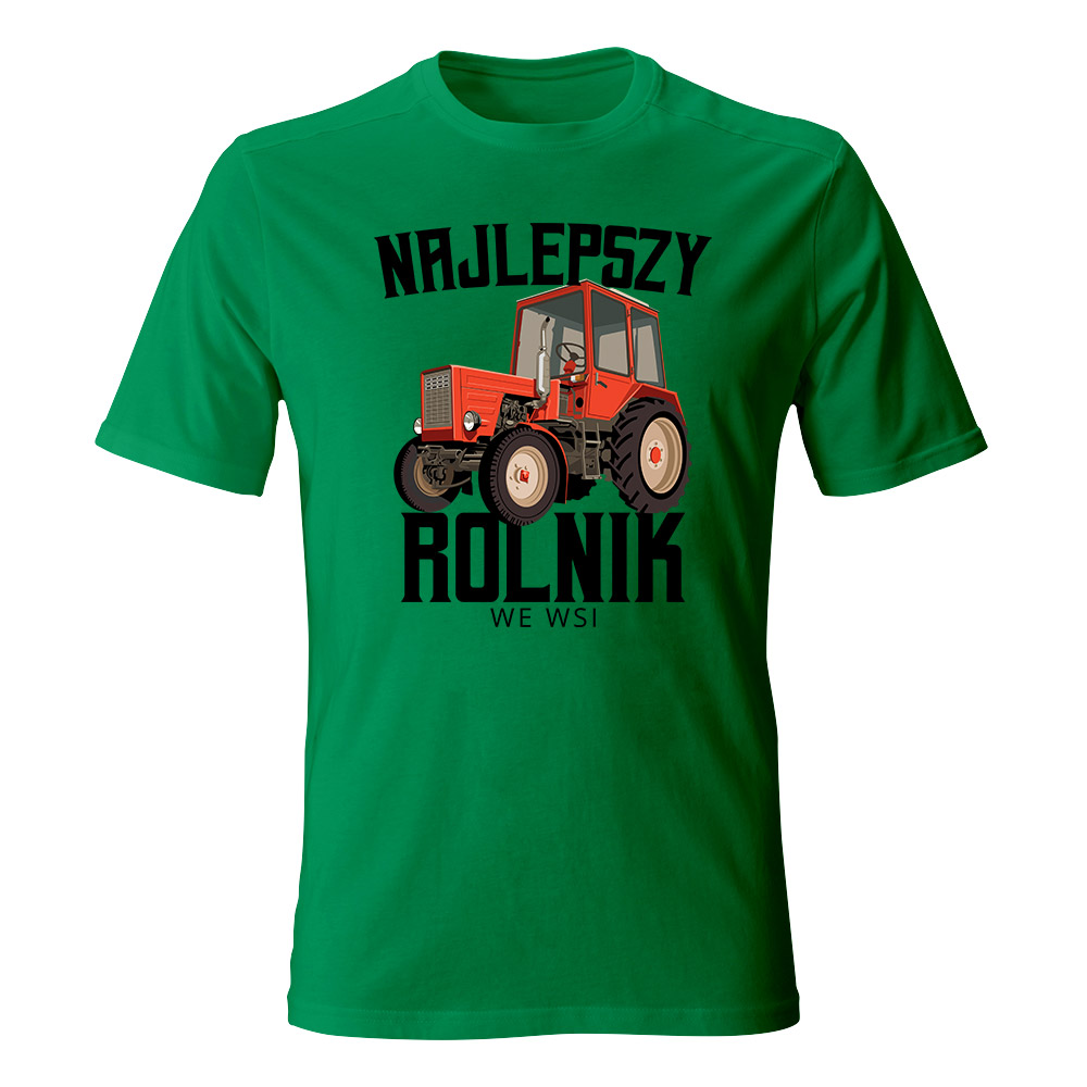 Koszulka męska z nadrukiem NAJLEPSZY ROLNIK 02