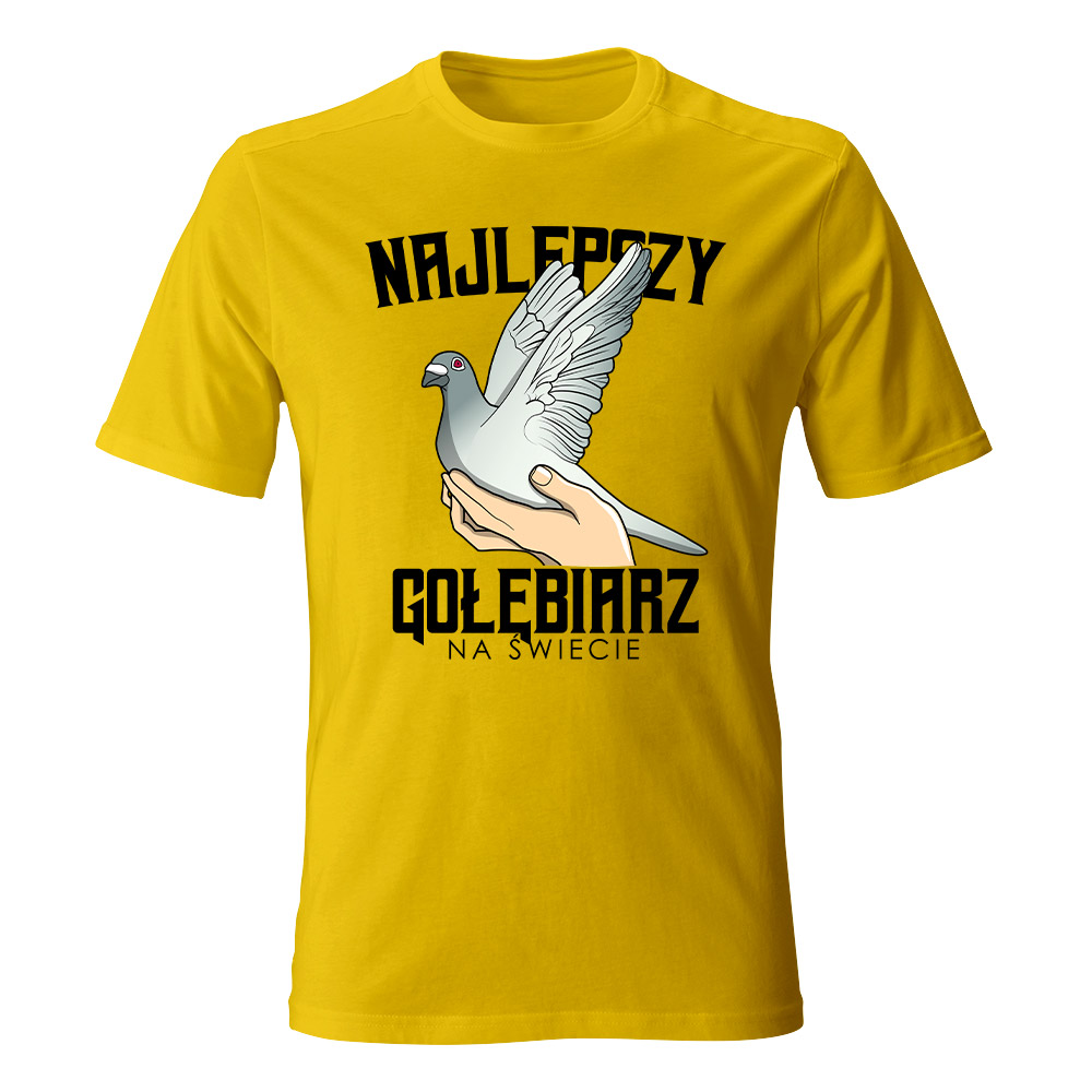 Koszulka męska z nadrukiem NAJLEPSZY GOŁĘBIARZ