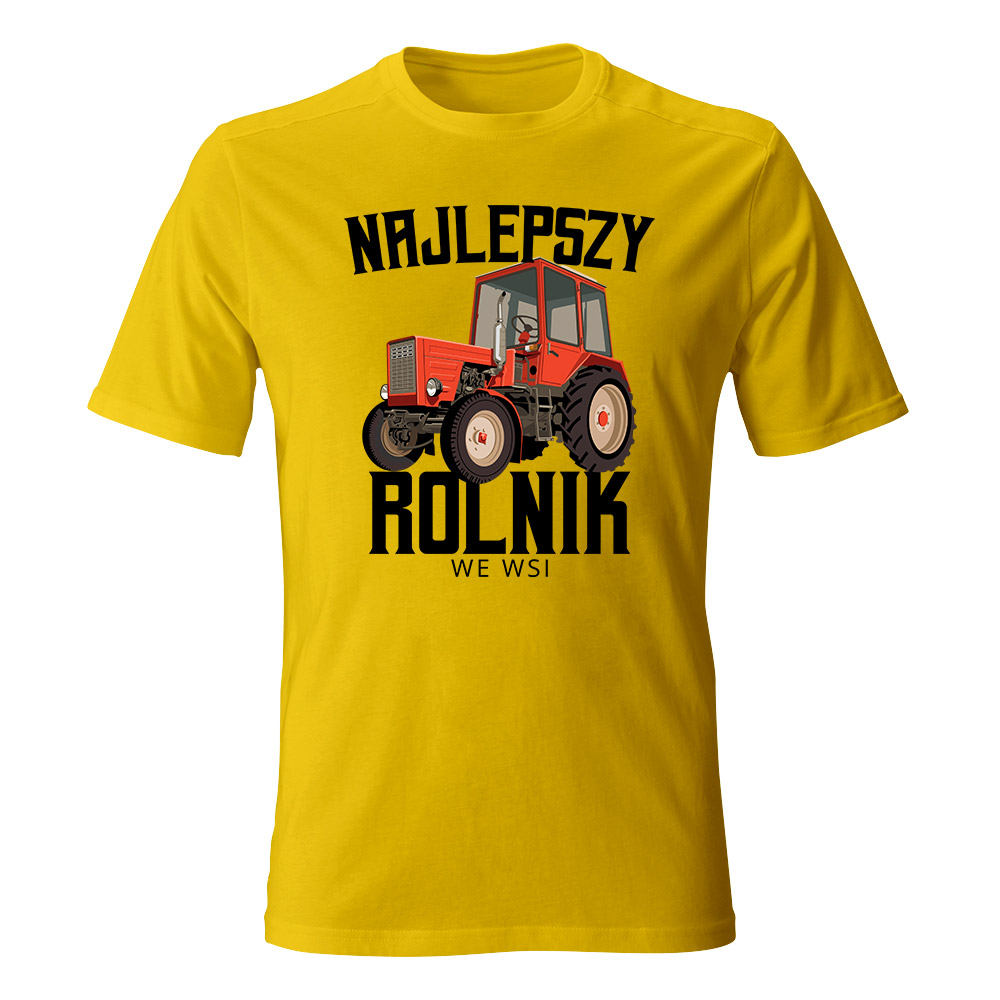 Koszulka męska z nadrukiem NAJLEPSZY ROLNIK 02