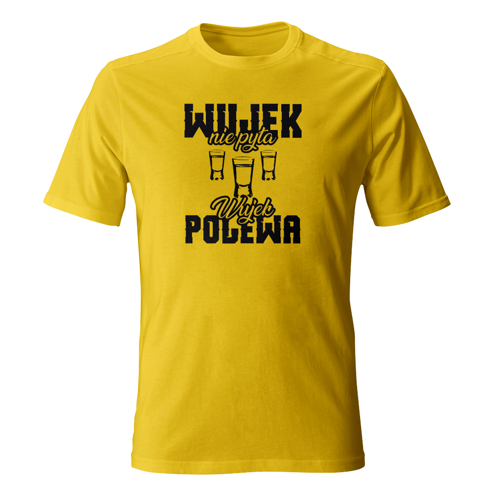 Koszulka męska z nadrukiem WUJEK NIE PYTA