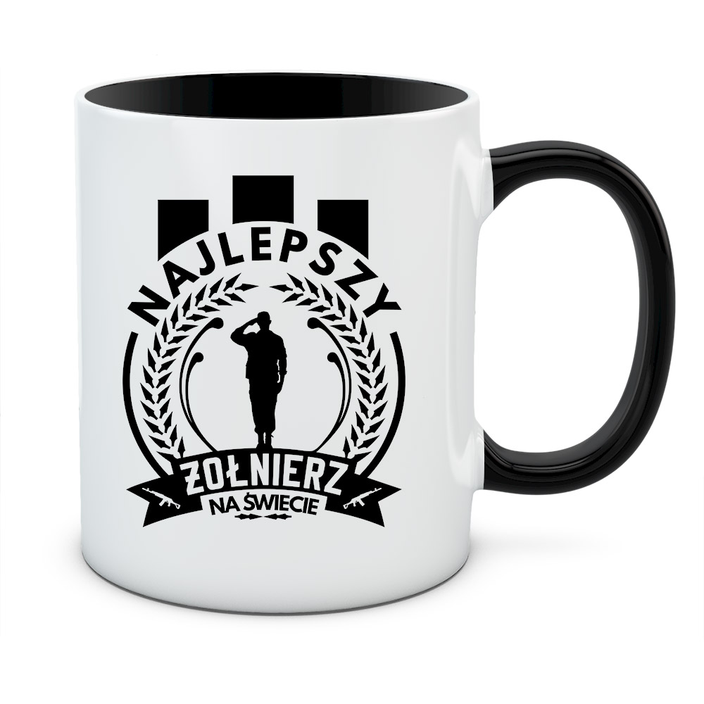 Kubek z nadrukiem NAJLEPSZY ŻOŁNIERZ 02