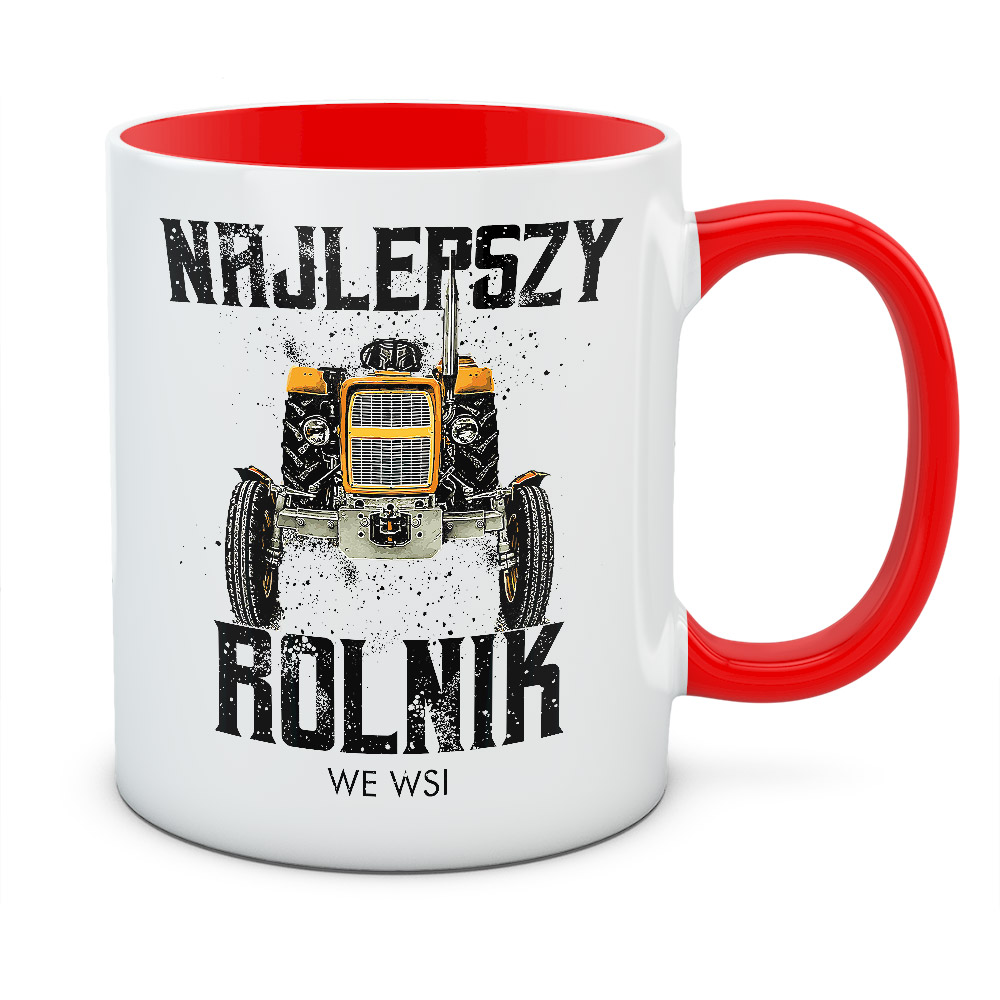 Kubek z nadrukiem NAJLEPSZY ROLNIK 01