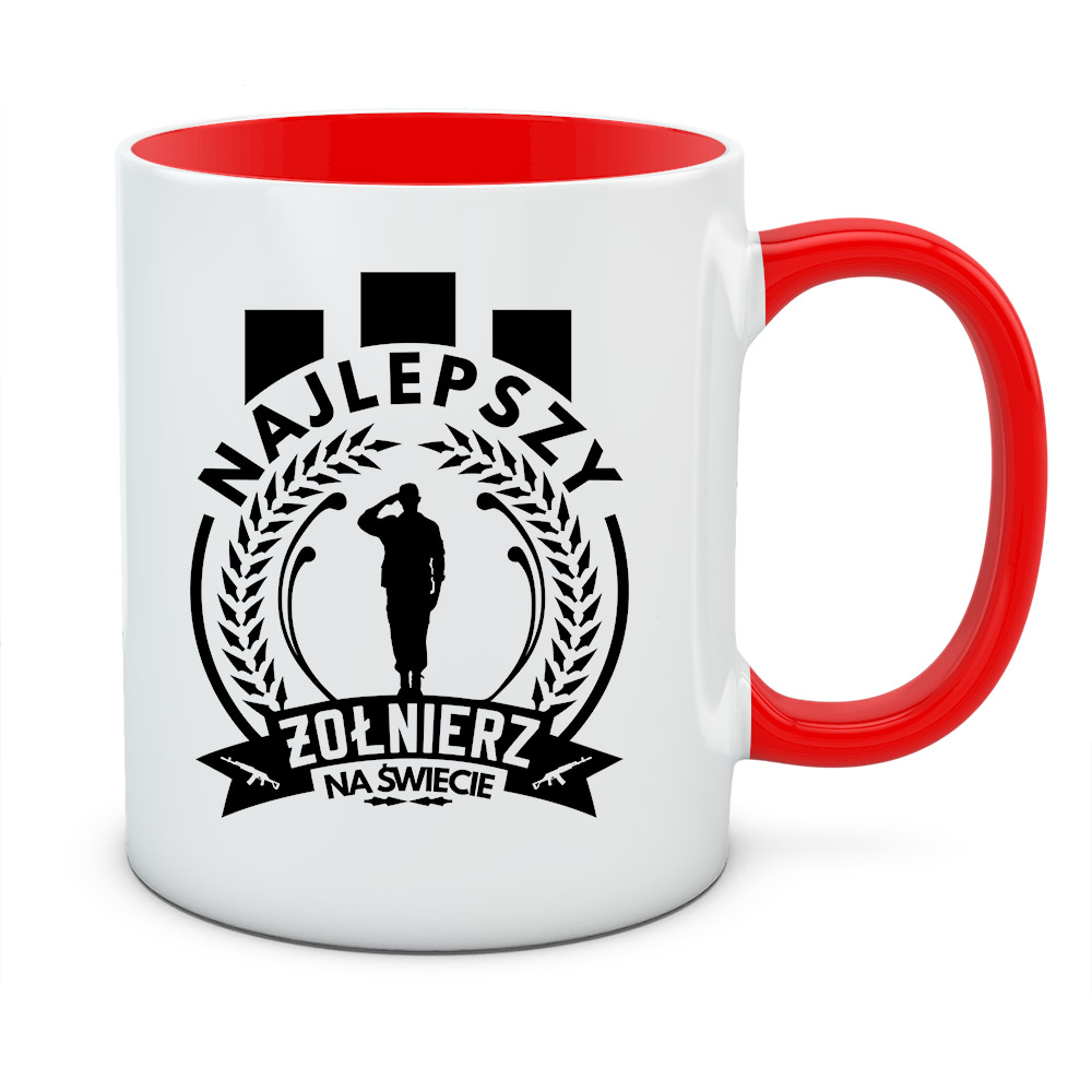 Kubek z nadrukiem NAJLEPSZY ŻOŁNIERZ 02