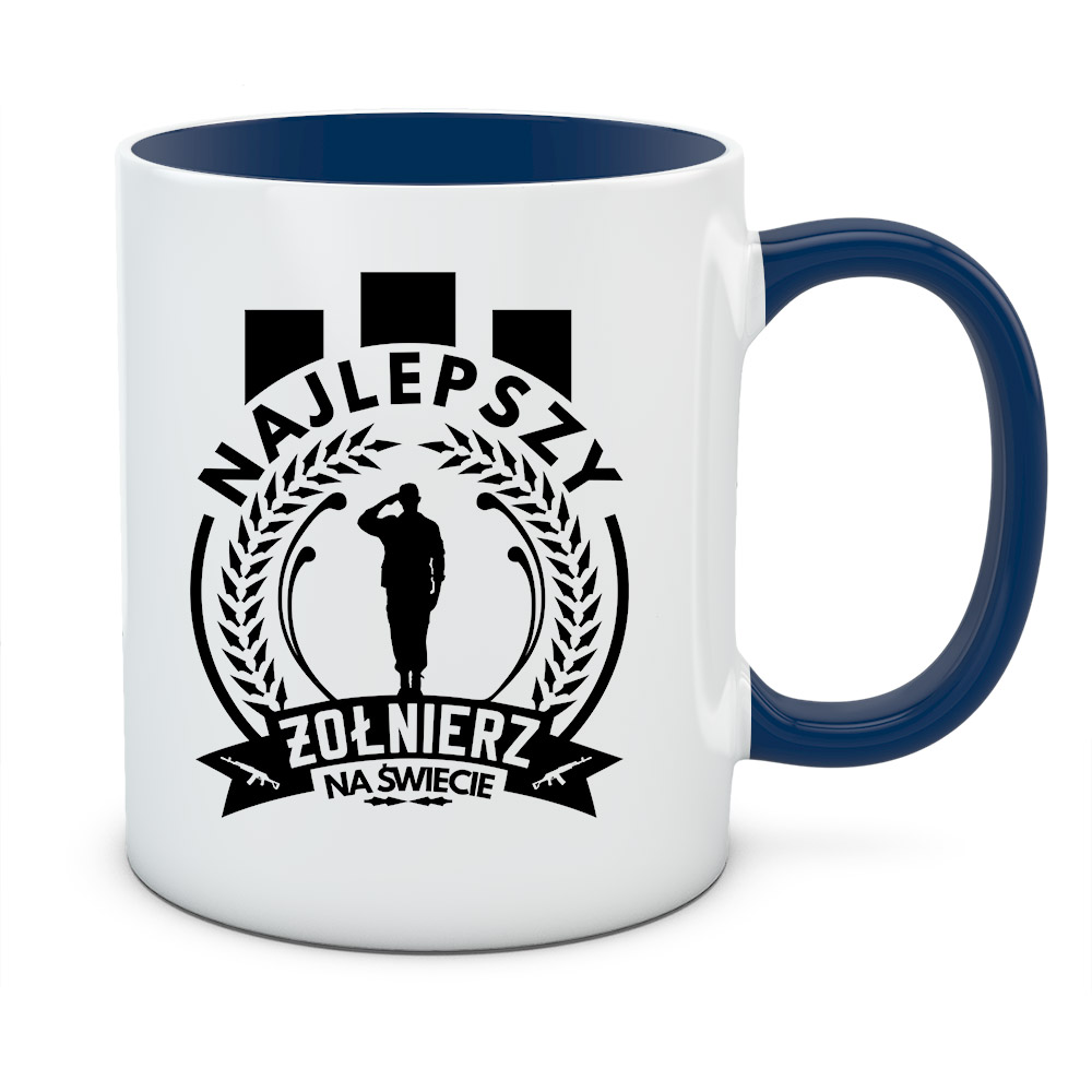 Kubek z nadrukiem NAJLEPSZY ŻOŁNIERZ 02