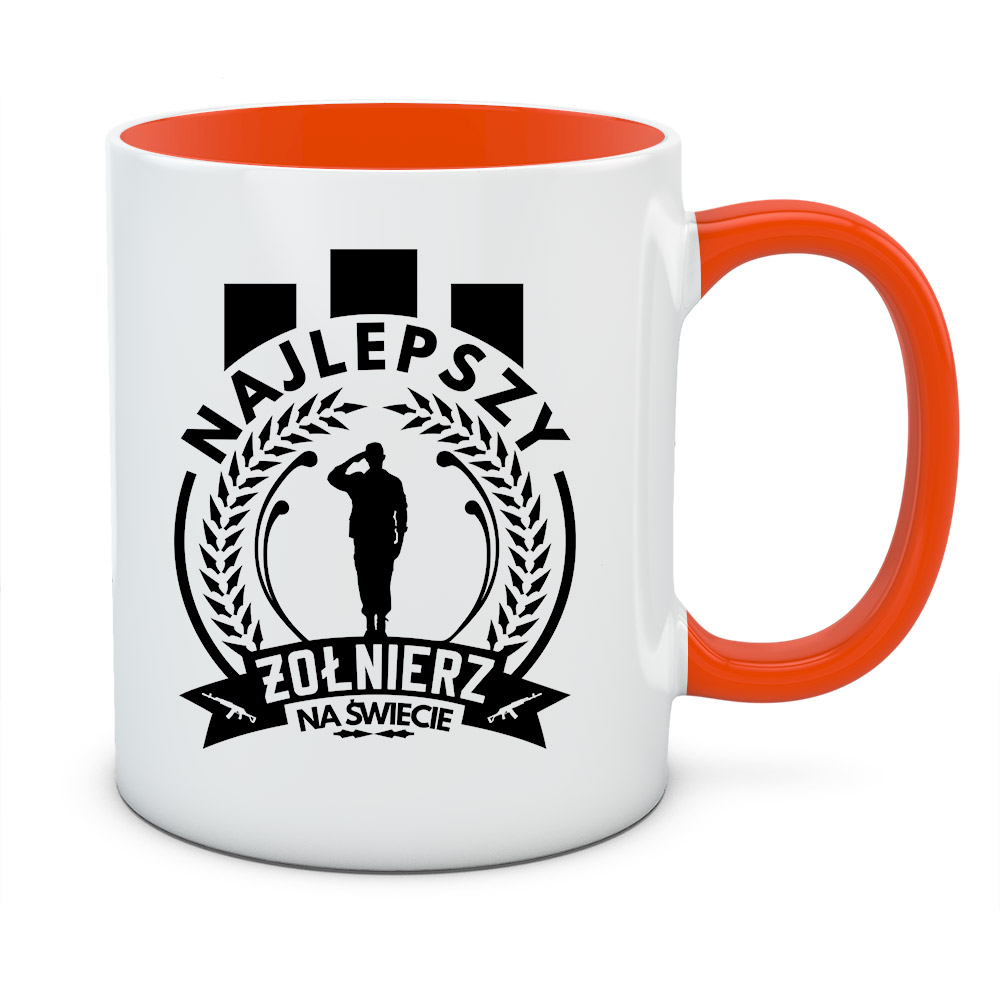 Kubek z nadrukiem NAJLEPSZY ŻOŁNIERZ 02