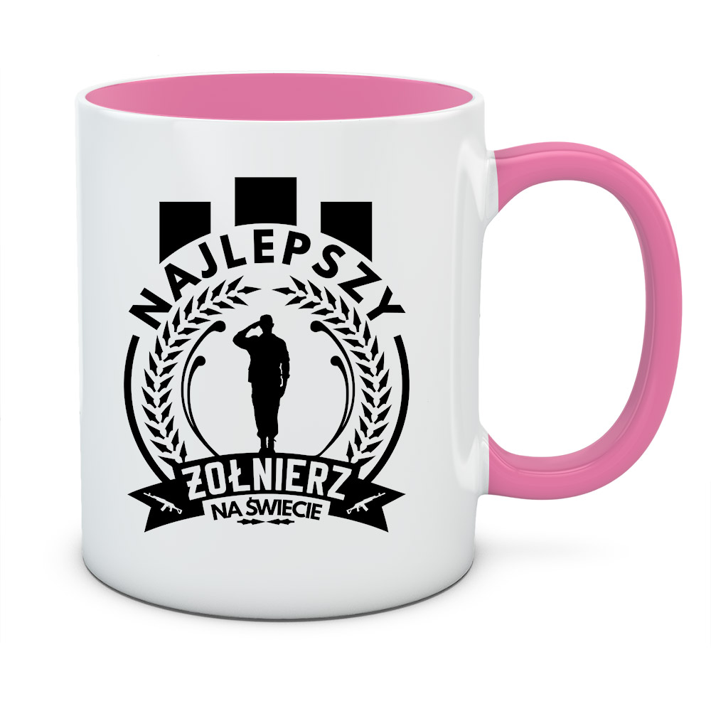 Kubek z nadrukiem NAJLEPSZY ŻOŁNIERZ 02