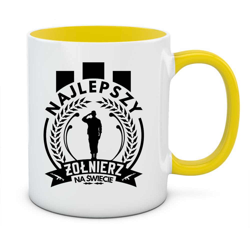 Kubek z nadrukiem NAJLEPSZY ŻOŁNIERZ 02