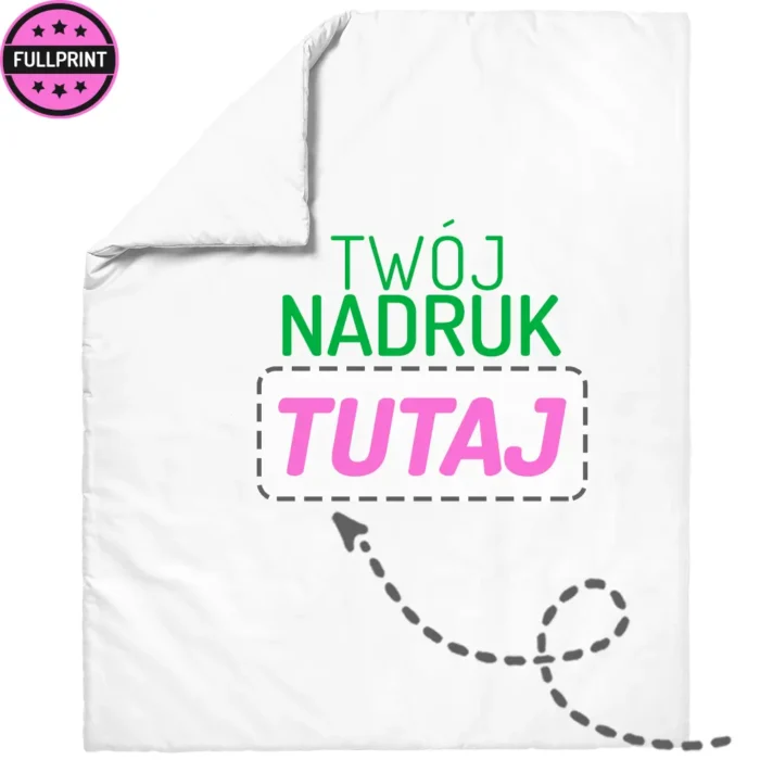 koc dwustronny z własnym nadrukiem, główna grafika