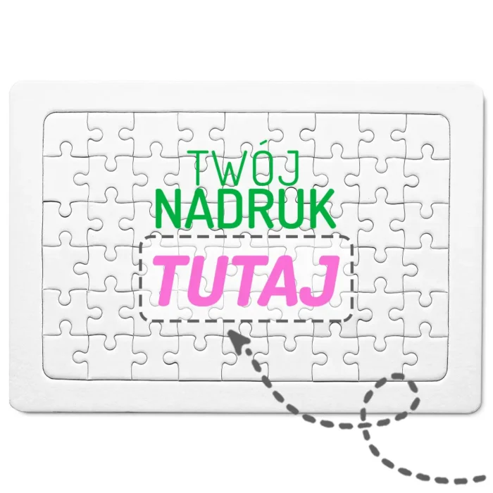 puzzle z własnym nadrukiem, główna grafika
