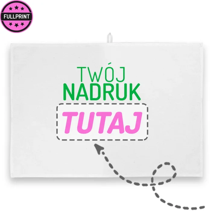 ręcznik kuchenny z własnym nadrukiem, główna grafika