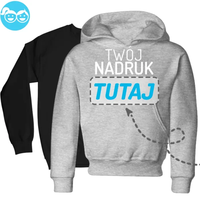 bluzy dziecięce z własnym nadrukiem, główna grafika