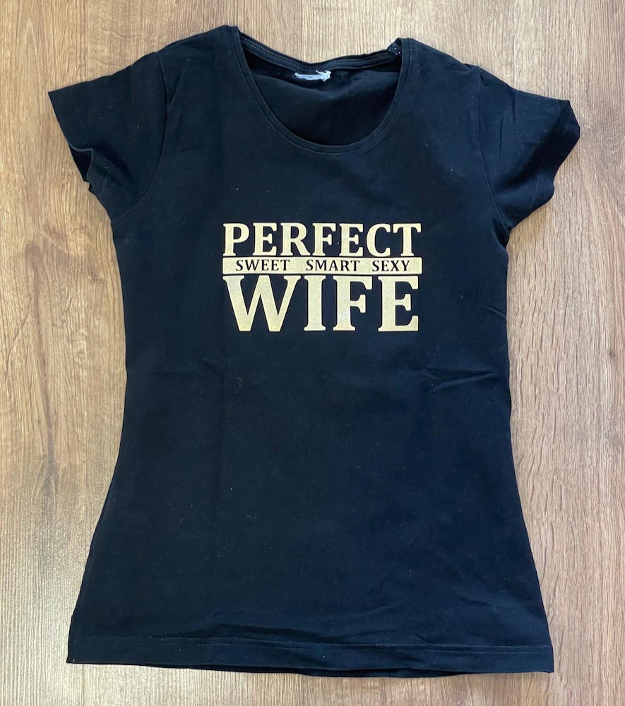 koszulka z nadrukiem flex perfect wife 01